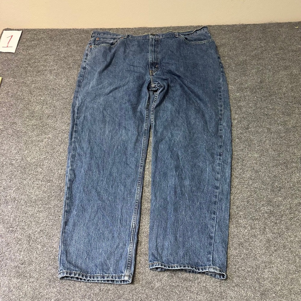 Levi's Jeans Mens Size 44x30 Blue 550 Relaxed Fit Tapered Leg Denim Pants